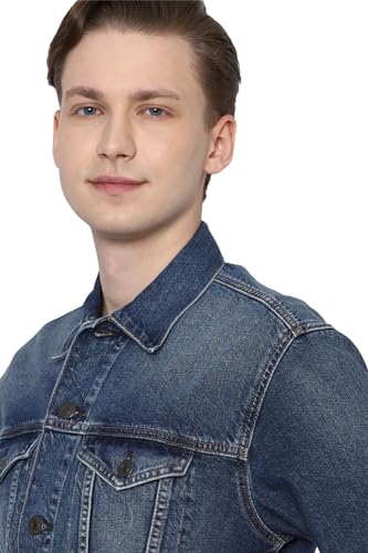 American Eagle Men's A-Line Coat (WEA0101525851_Navy - Image 3