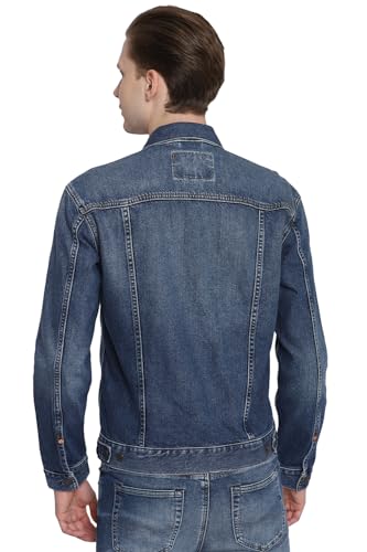 American Eagle Men's A-Line Coat (WEA0101525851_Navy - Image 4