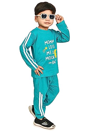 Chandrika Full Sleeve Print Tshirt Sweatshirt Joggers Pyjama Pant Clothing Set for Boy Girl - Image 4