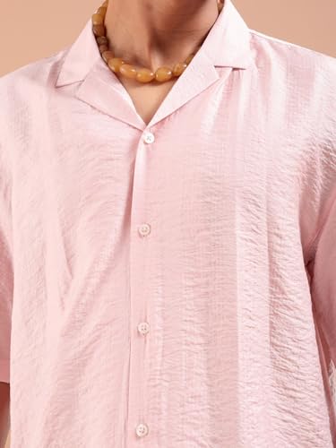 The Indian Garage Co Men's Relaxed Fit Shirt (0923-SHNDRS-02_Black - Image 5