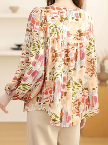 TOPLOT Women Shirt || Tops for Women || Western Tops for Woman Stylish || Trendy Tops (Printed-Top-5233-Pink-XS) - Image 3