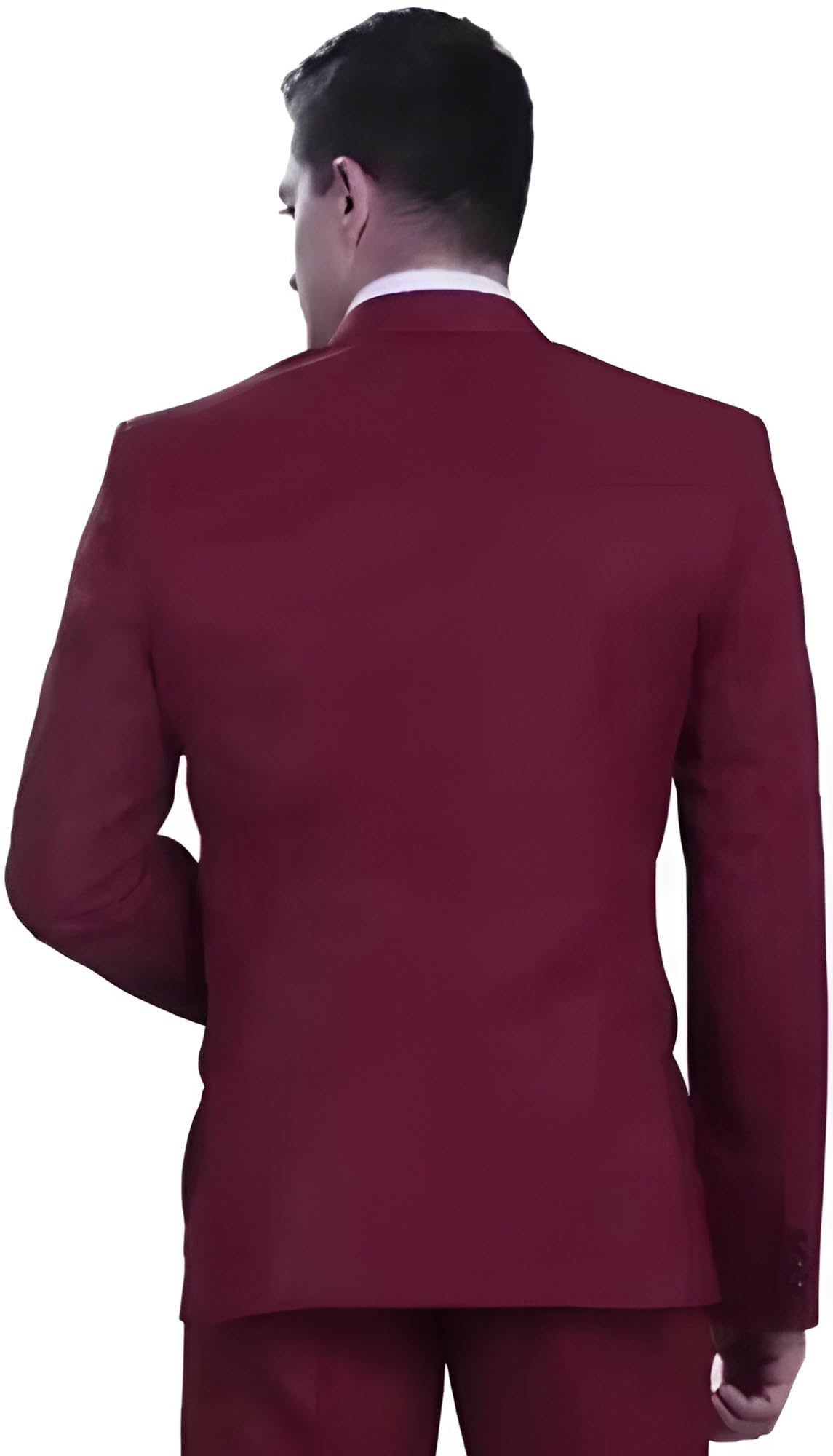 HUMJOLI Men Casual, Formal, Party, Festive And Wedding Blazer, Single Breasted (In, Numeric, 38, Maroon) - Image 2
