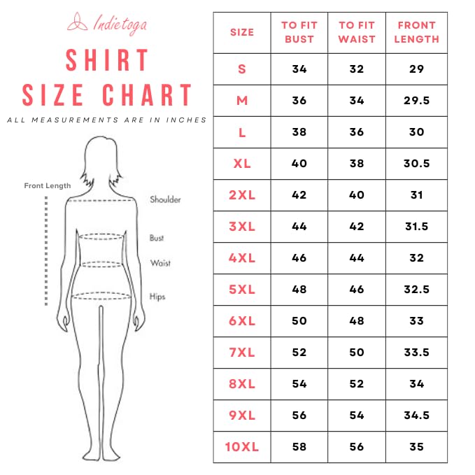 Indietoga Women's Plus Size Casual Rayon Longline Shirt Tops (P10001455_Blue Solid_6Xl, Tunic Shirt) - Image 8