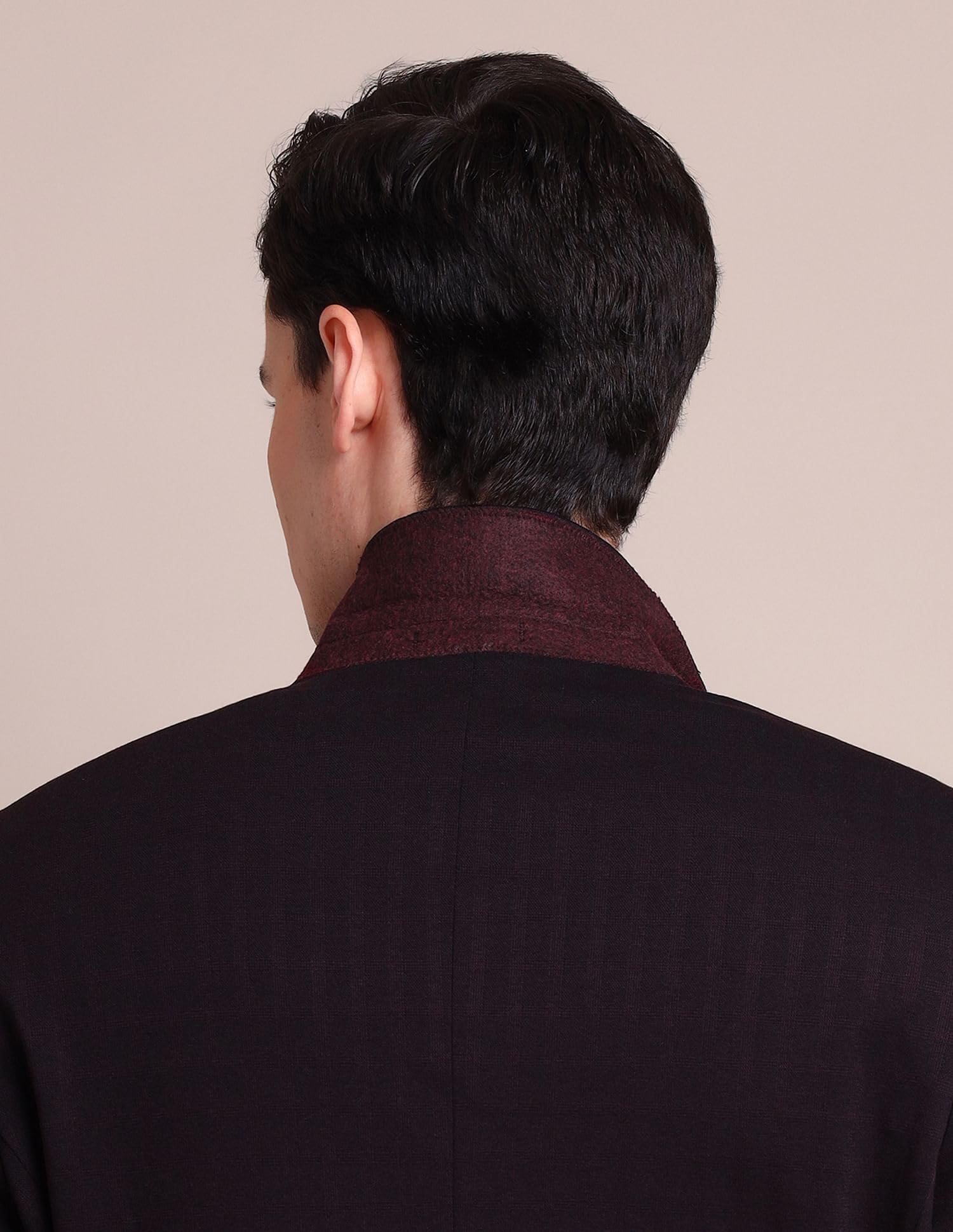 Arrow Men's Classic Casual Blazer (ARADOBZ0018_Maroon - Image 2