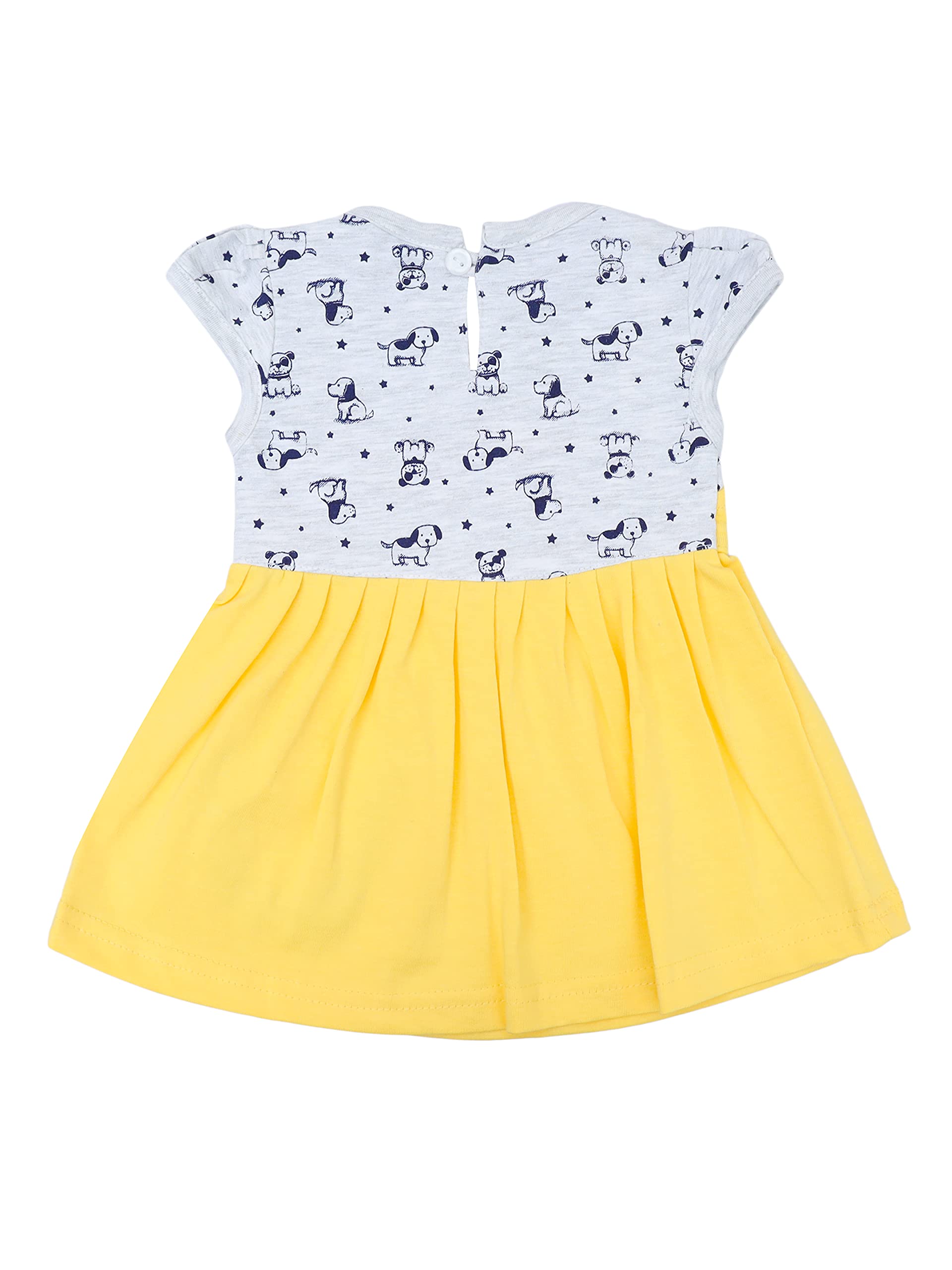 NammaBaby Baby Girls' A-Line Mini Frock Dress (Yellow_6-12 Months) - Image 7