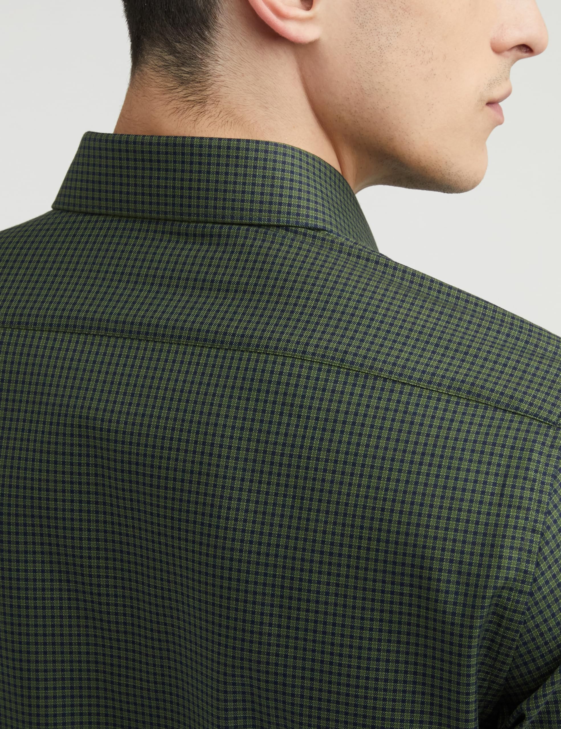 Van Heusen Cotton Men's Slim Fit Shirt (VHSFRSLBJ01503_Green 44) - Image 2