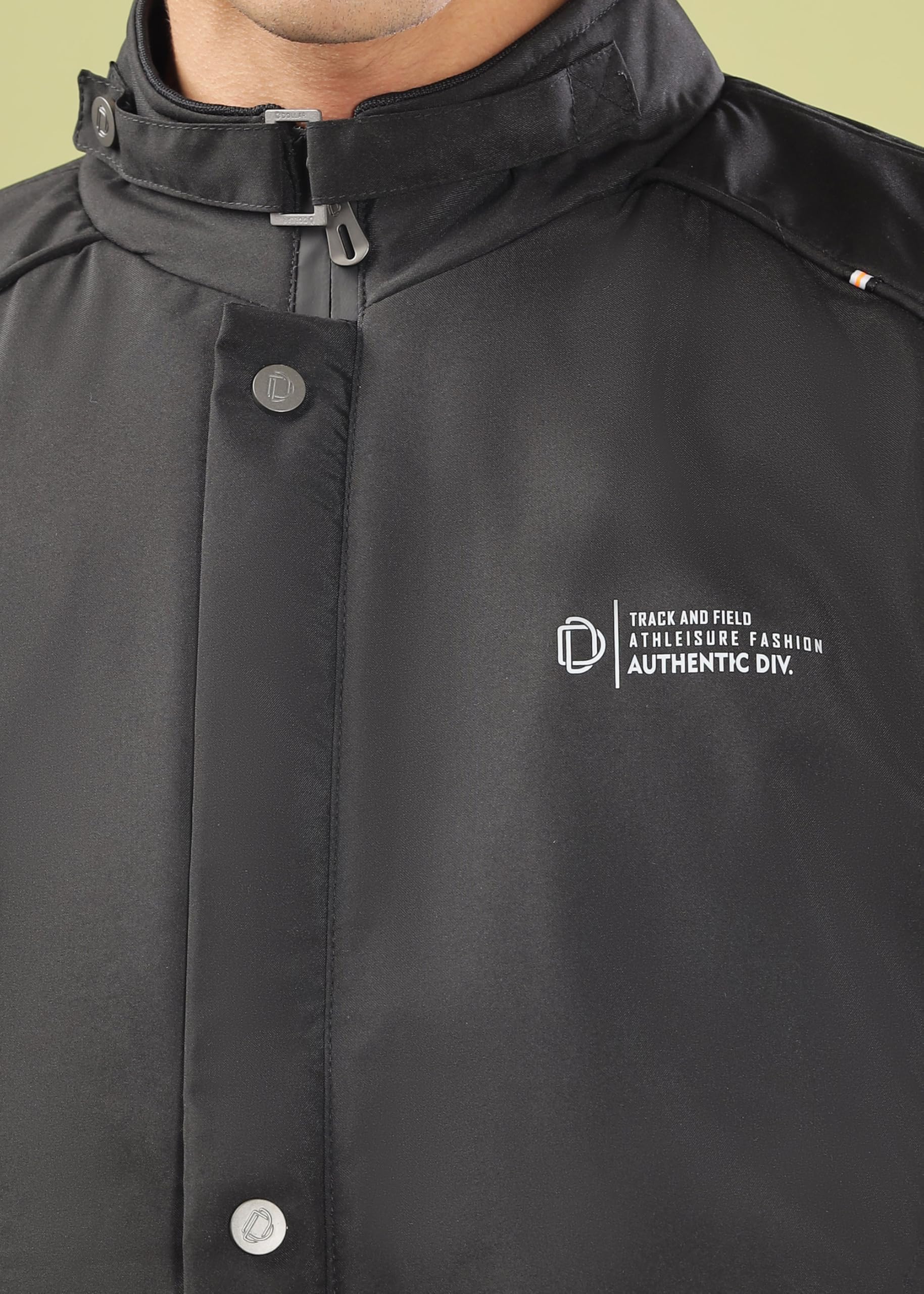 Dolllar Jackets for Men Stylish latest Casual Zipper Bomber Winter Jacket Full Sleeve Water Resistant Jacket for Men Non Reversible Black - Image 2