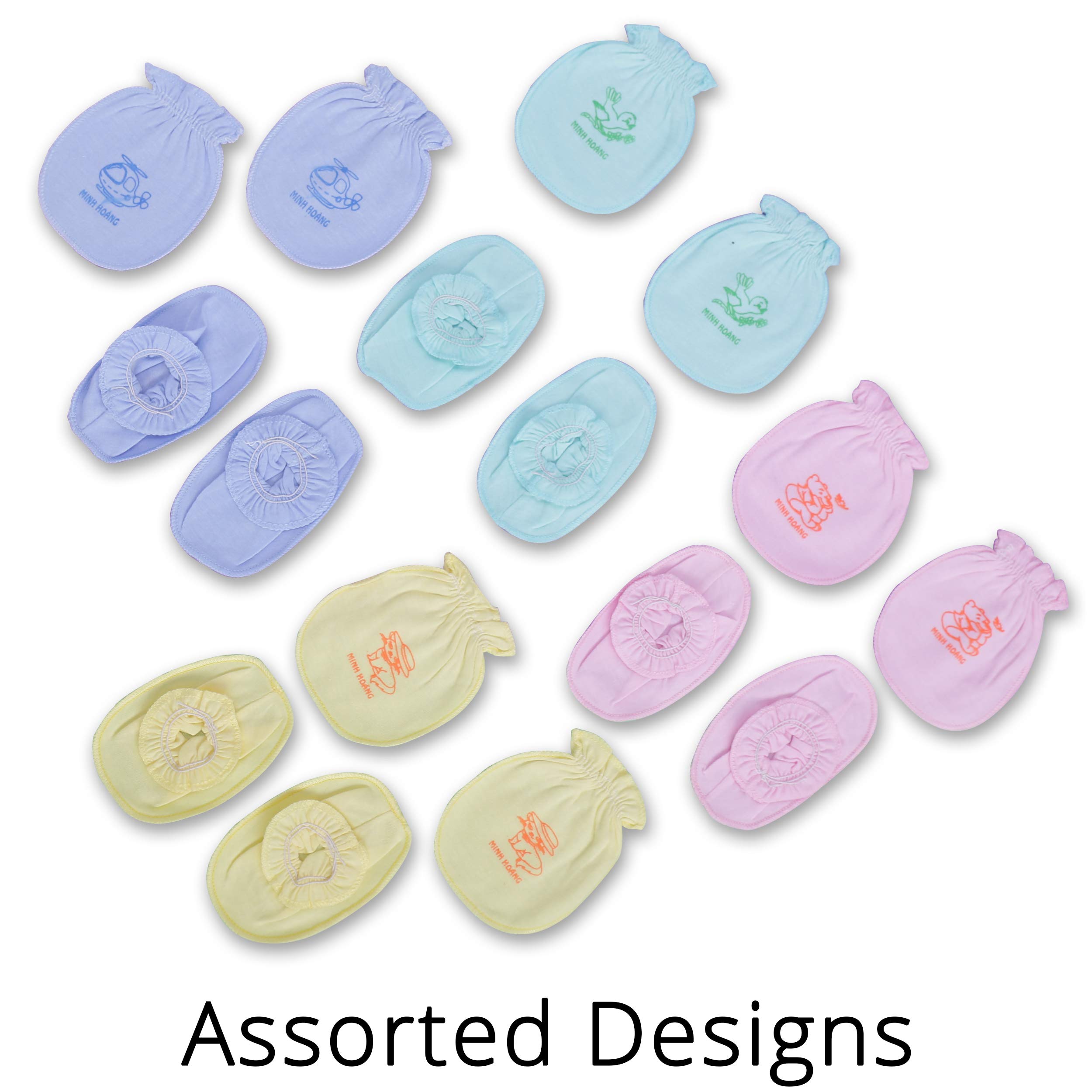 Pokory Mitten Set for Babies with One Cotton Cap and One Hand Glove Mitten Pack of 1 Set For baby Boys and baby Girls To Keep baby warm and Comfortable Suitable from New born to 2 years 0 to 24 months - Image 7